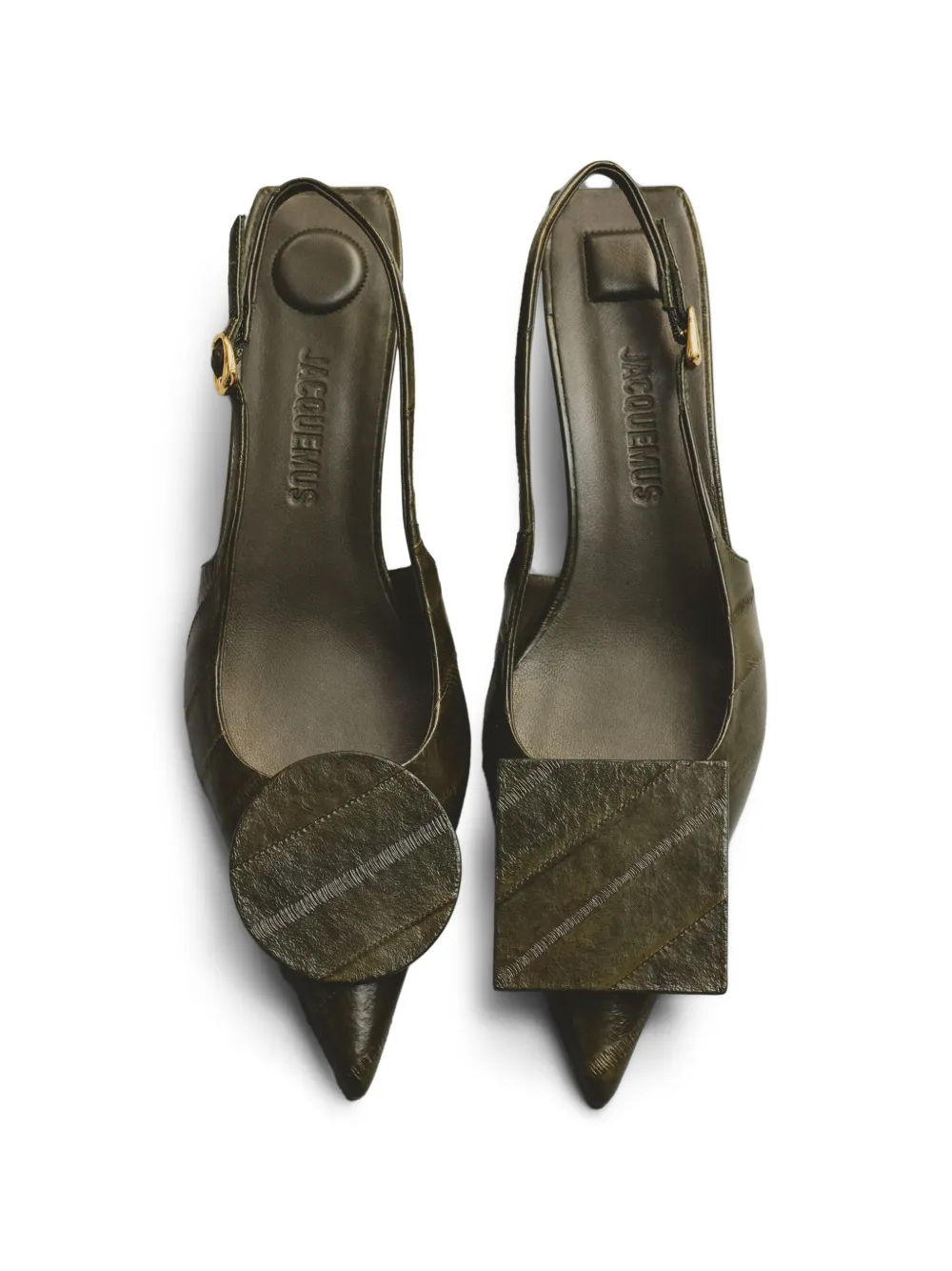 Jacquemus Duelo slingback pumps Groen