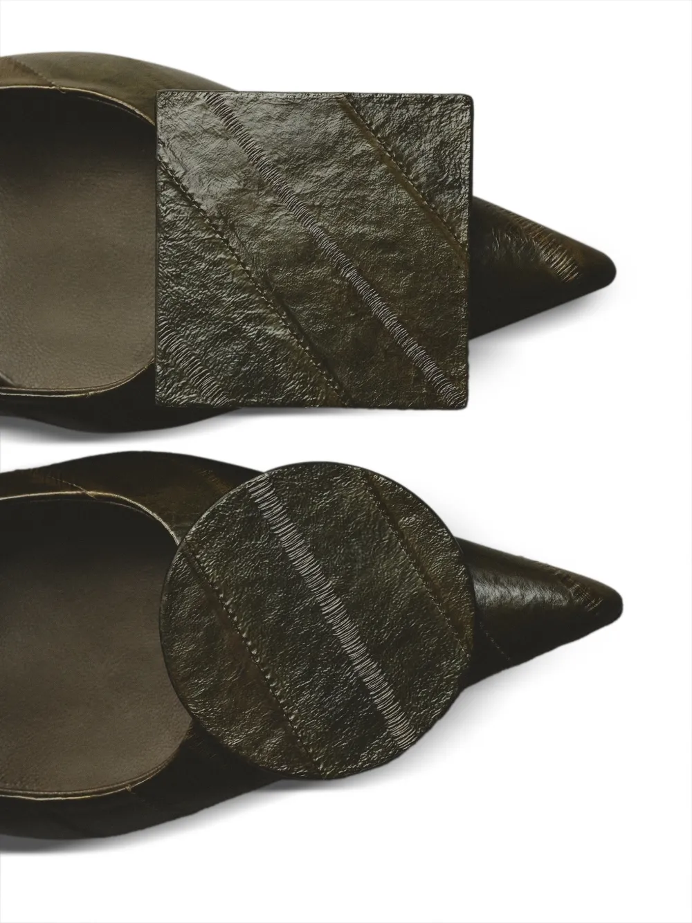 Jacquemus Duelo slingback pumps Groen