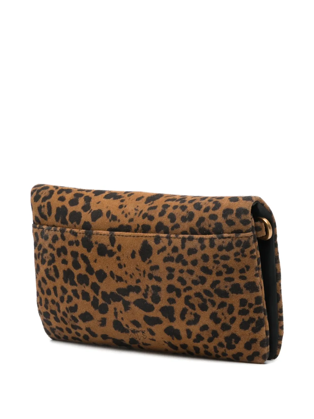  Pinko Love One Slouchy Clutch Bag - Brown 