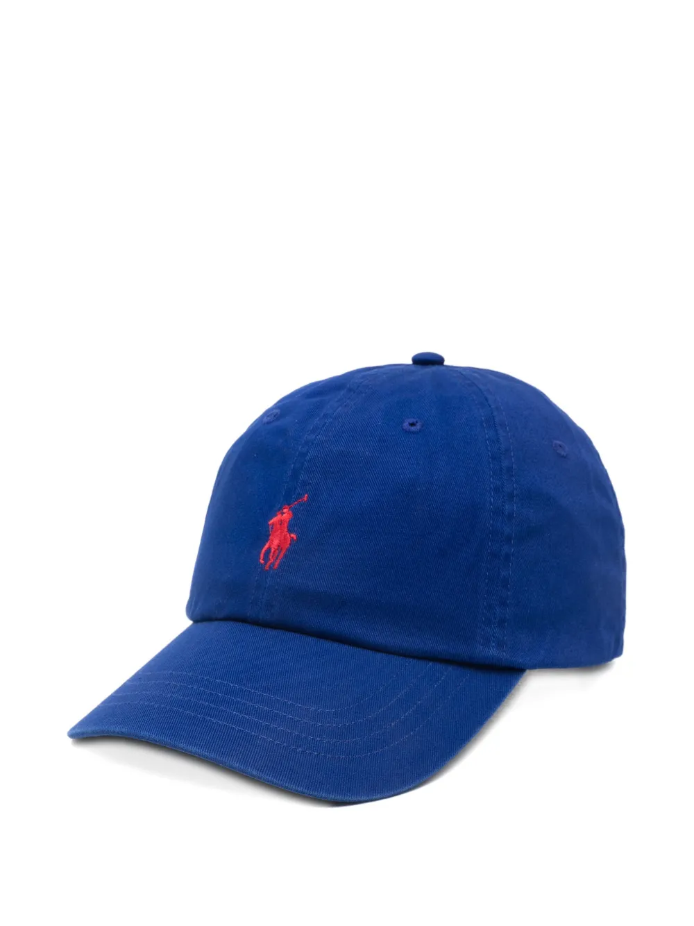 Polo Ralph Lauren logo embroidered hat - Blu