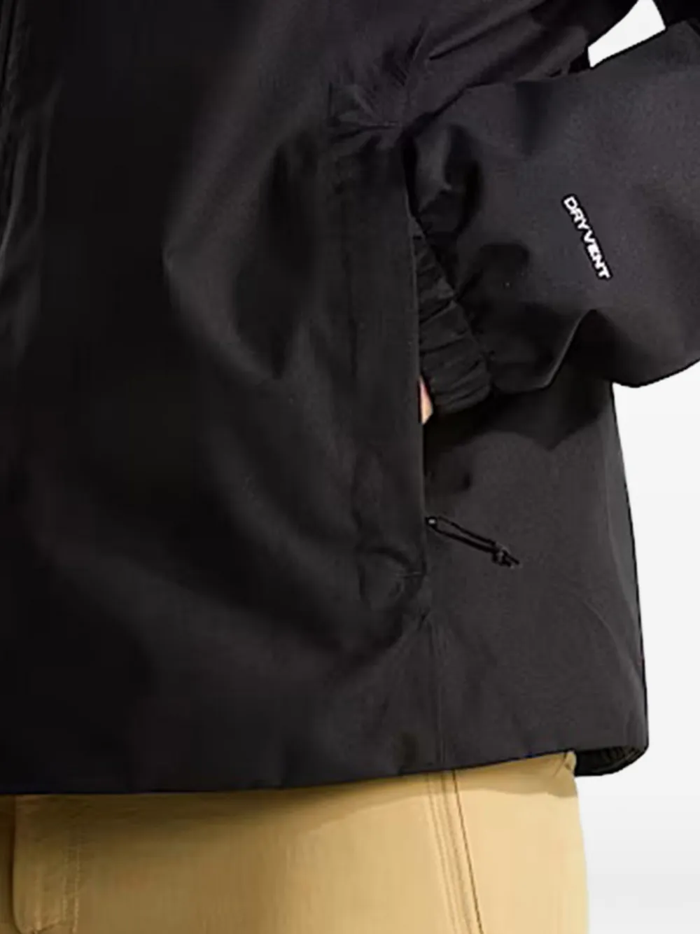 The North Face Jack met capuchon en logodetail Zwart