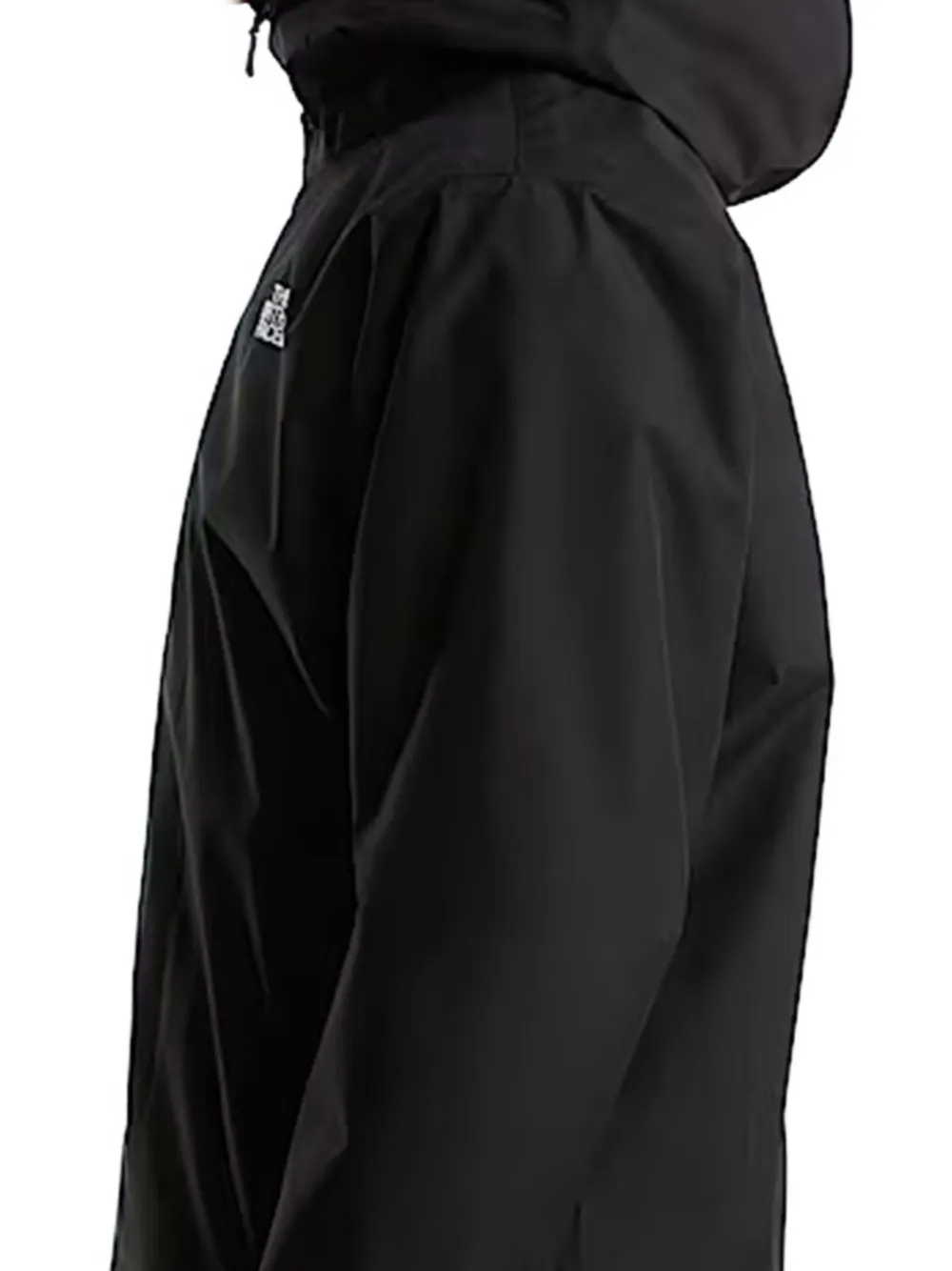 The North Face Jack met capuchon en logodetail Zwart