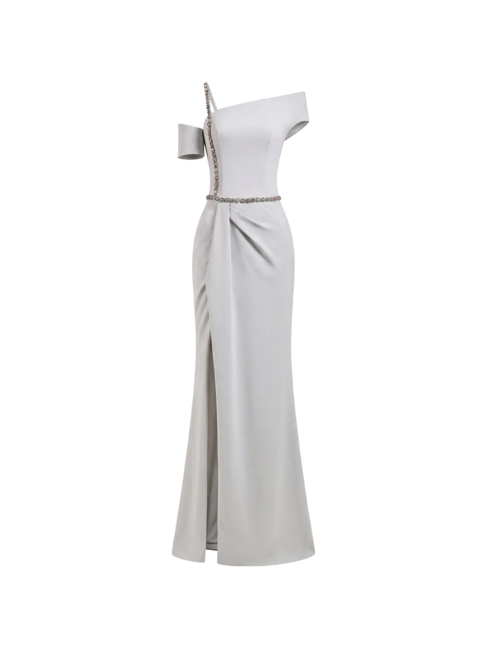 Gemy Maalouf asymmetrical neckline maxi dress