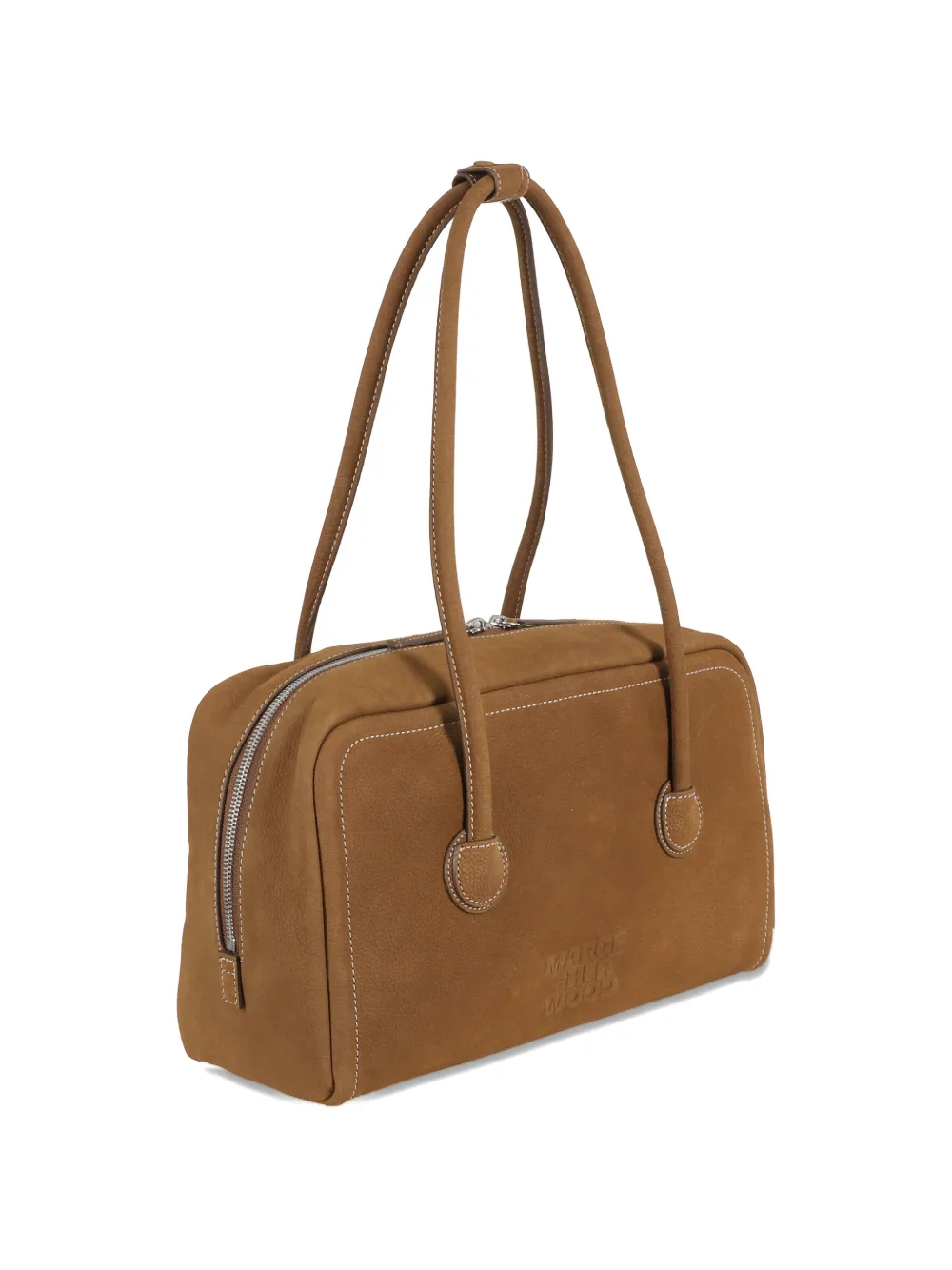 Marge Sherwood Schoudertas met logo Beige