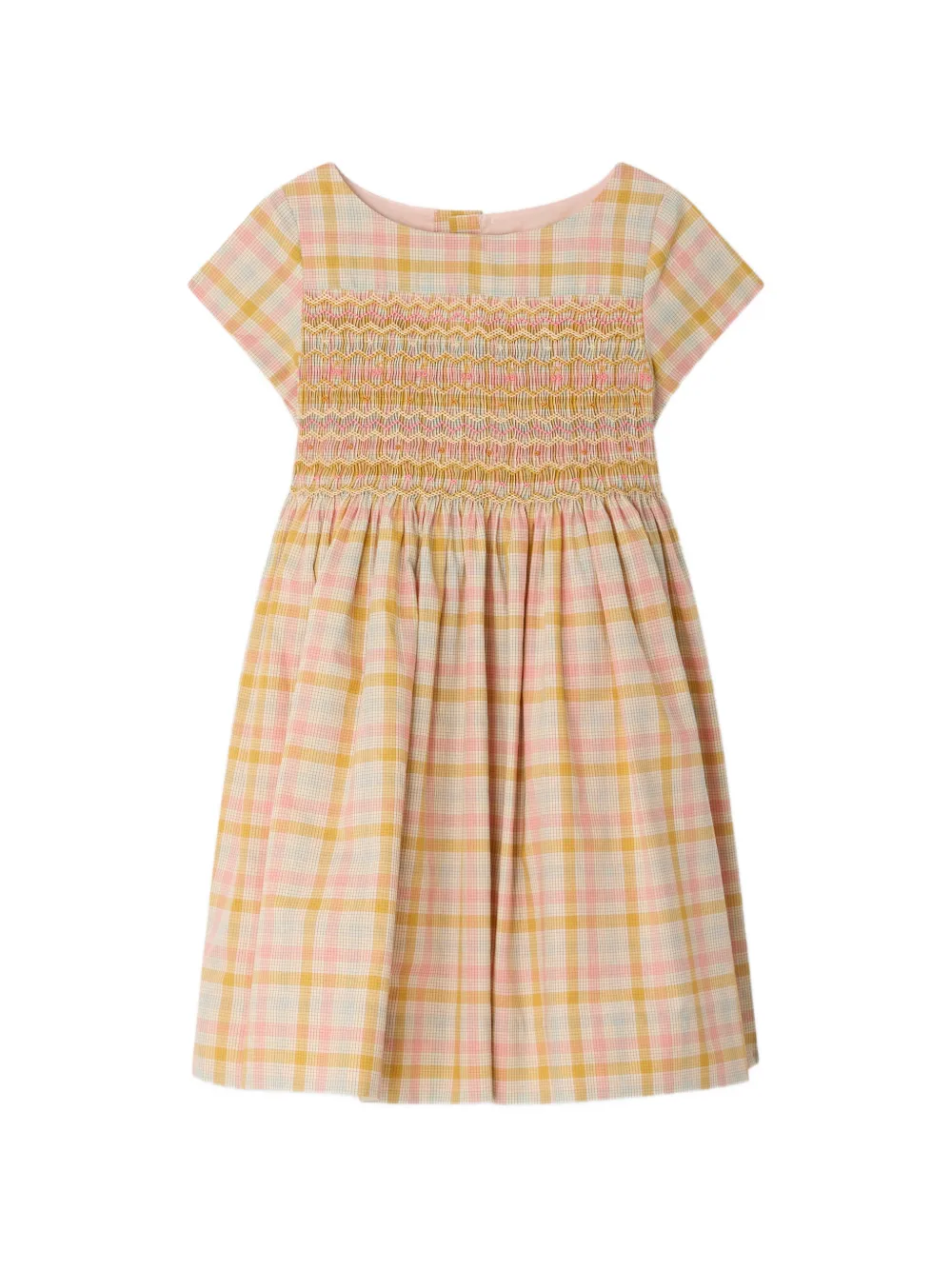 Bonpoint Abito Duchesse con ricamo - Rosa