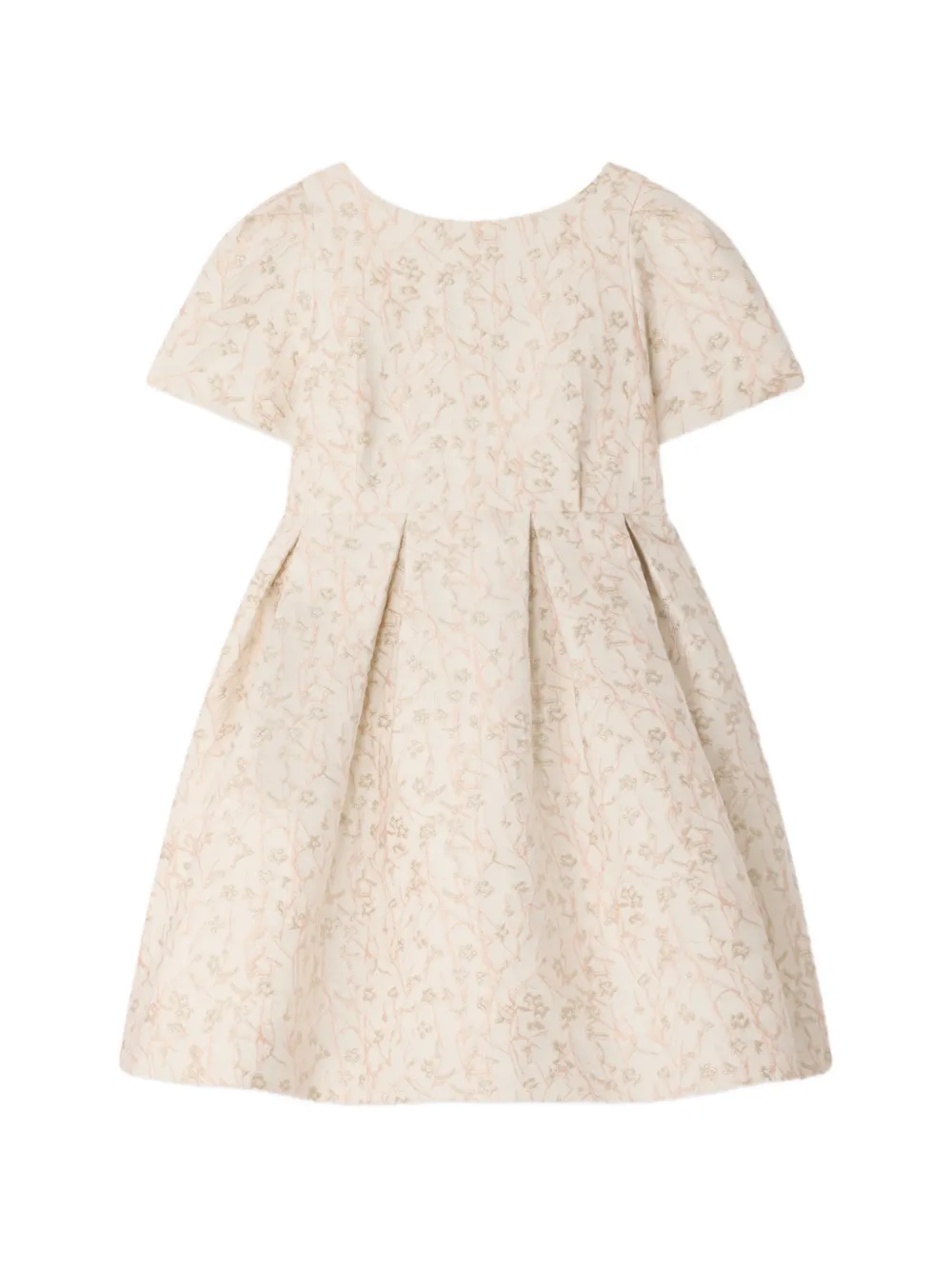 Bonpoint Abito Lilibet a fiori - Toni neutri