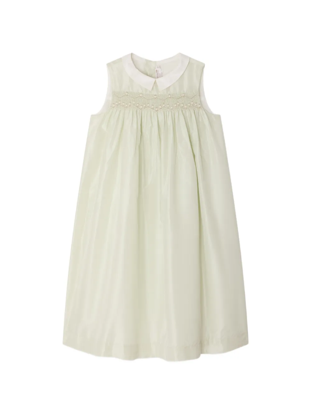 Bonpoint Abito Ciliegia con ricamo - Verde