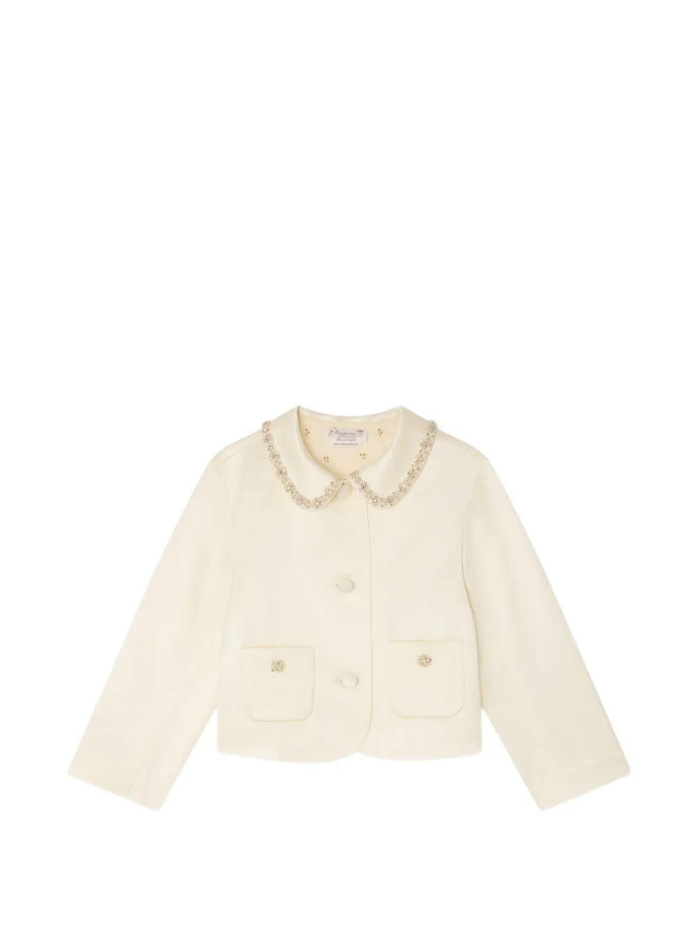 Bonpoint Giacca Laelia con ricamo - Toni neutri