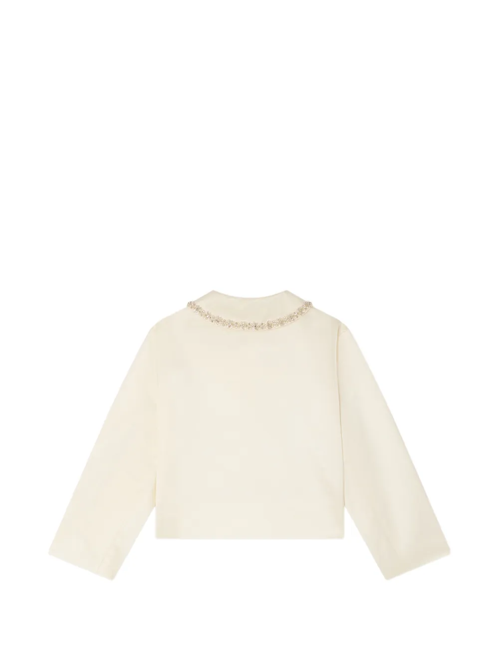  Bonpoint Laelia Hand-embroidered Jacket - Neutrals 