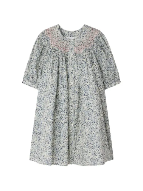 Bonpoint Kleid mit Blumenstickerei