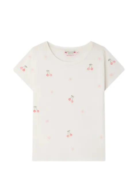 Bonpoint Lalcala cherry embroidered T-shirt