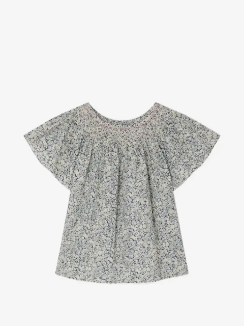 Bonpoint smocked floral top