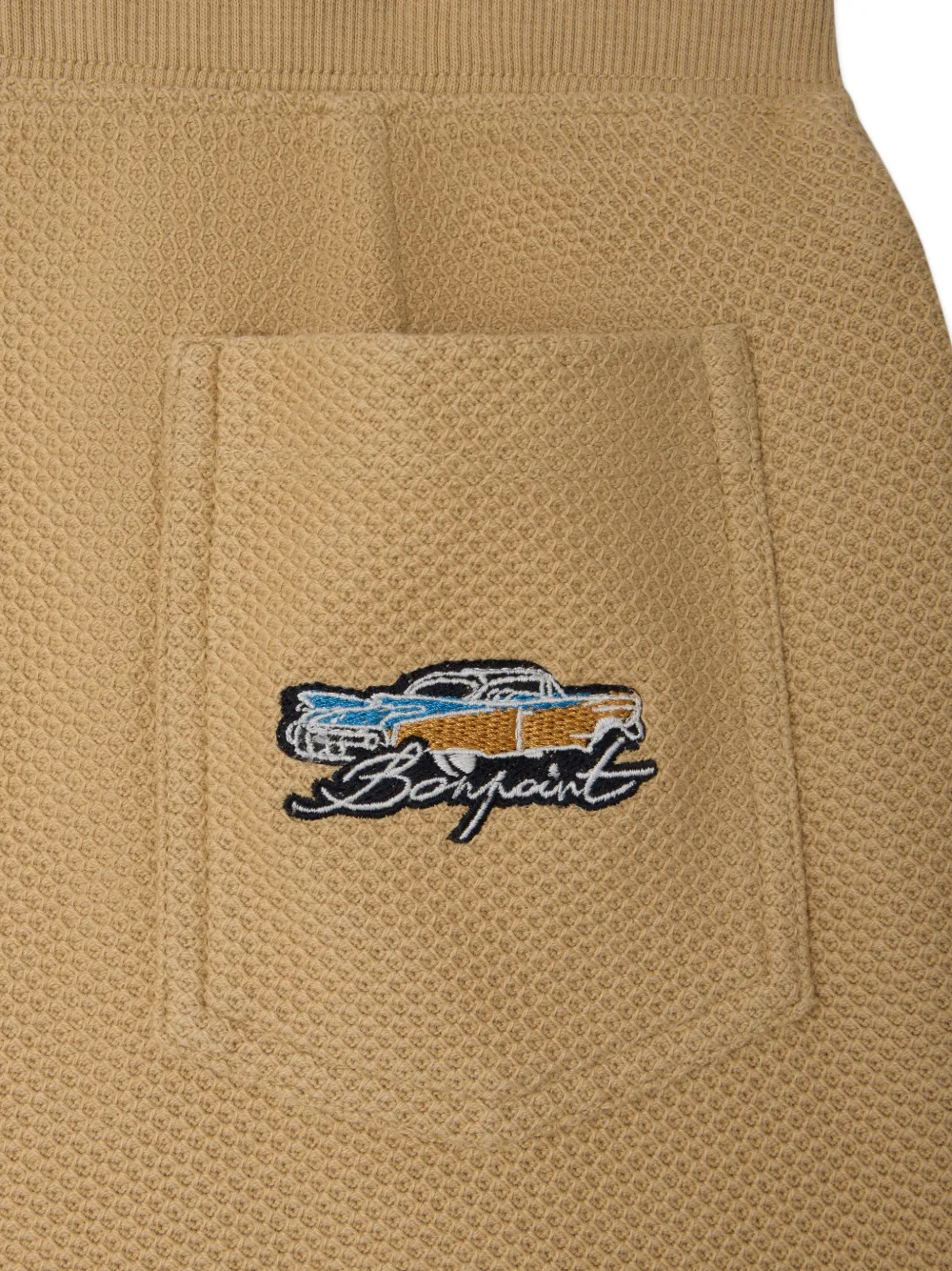 Bonpoint Embroidered-logo Shorts - Neutrals 