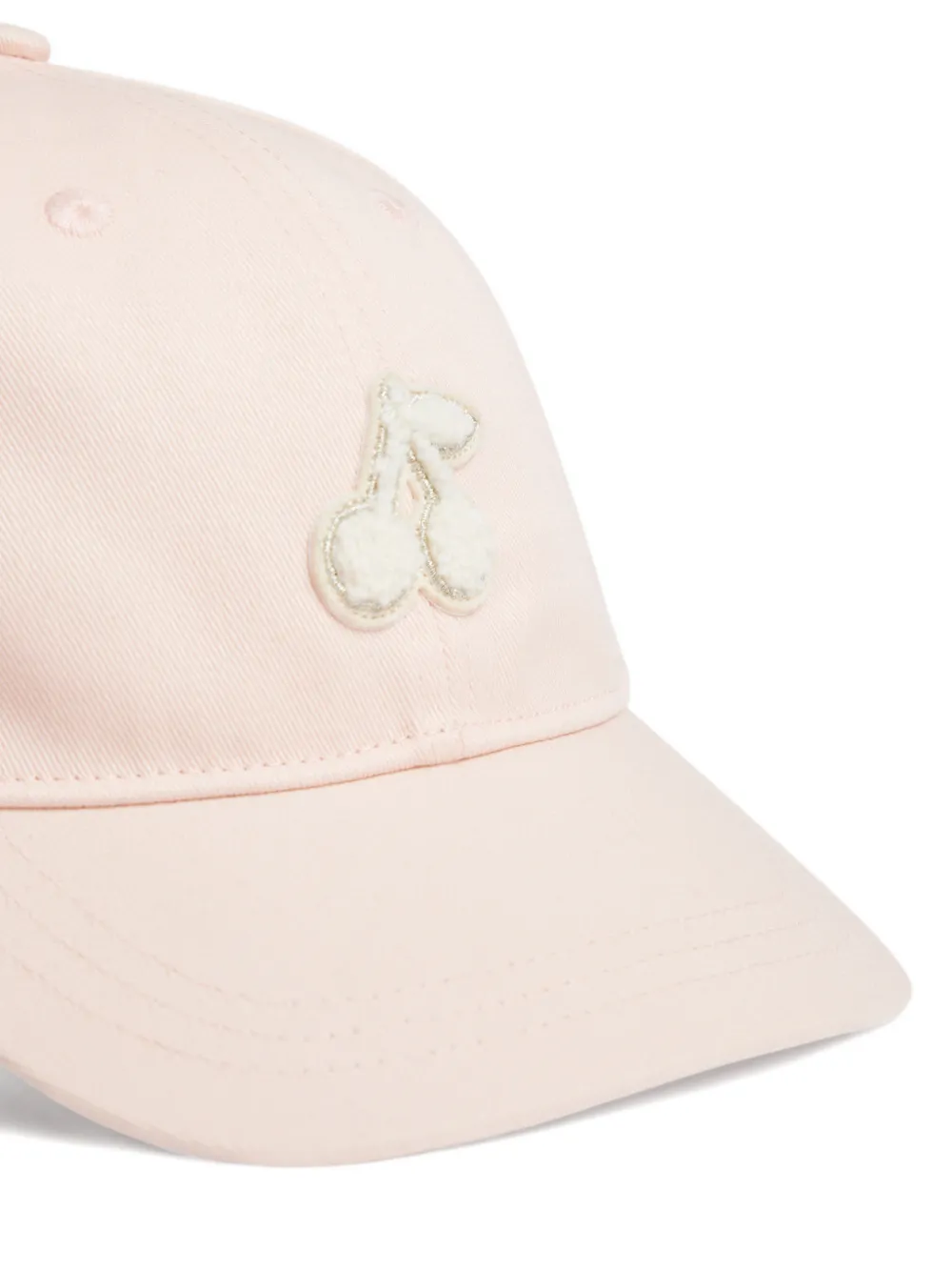  Bonpoint Lyna Cherry-patch Bow-detail Cap - Pink 