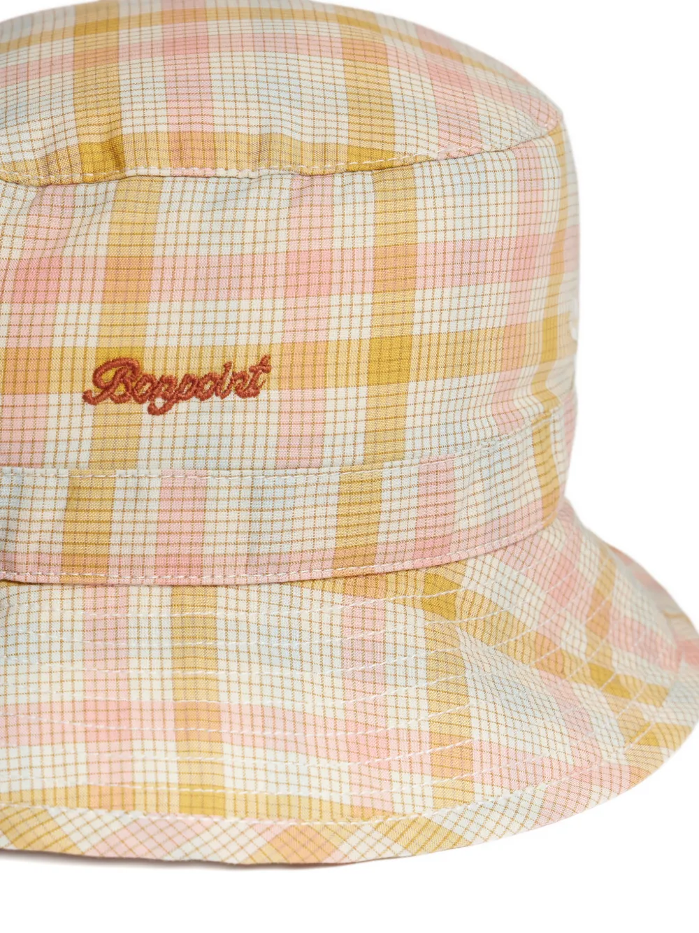 Bonpoint Piob Checked Hat In Brown