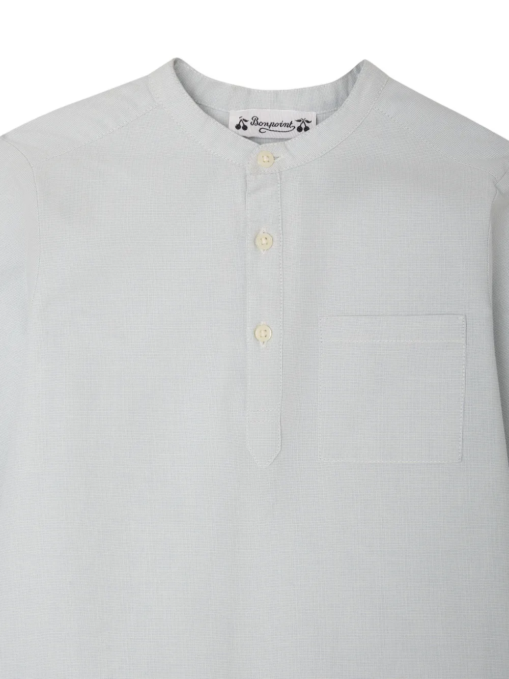 Bonpoint Claude shirt met borstzak Blauw