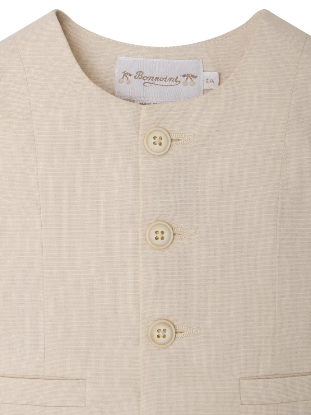  Bonpoint Buttoned Vest - Neutrals 