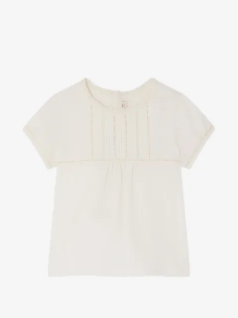 Bonpoint Capricia lace-trim T-shirt