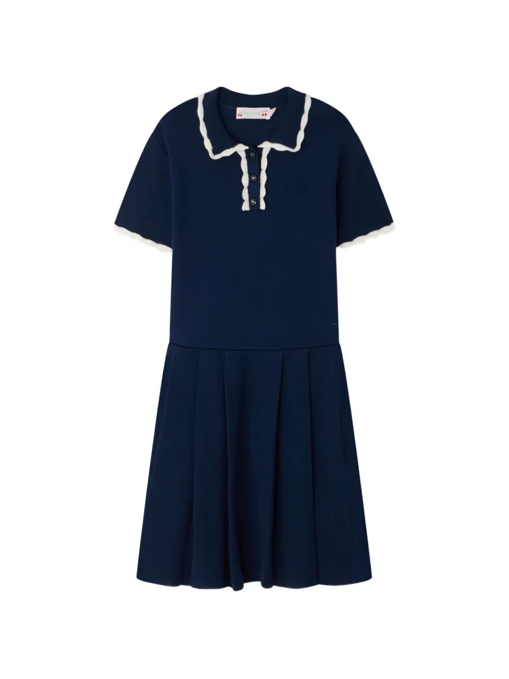 Bonpoint Abito Lubua plissettato - Blu