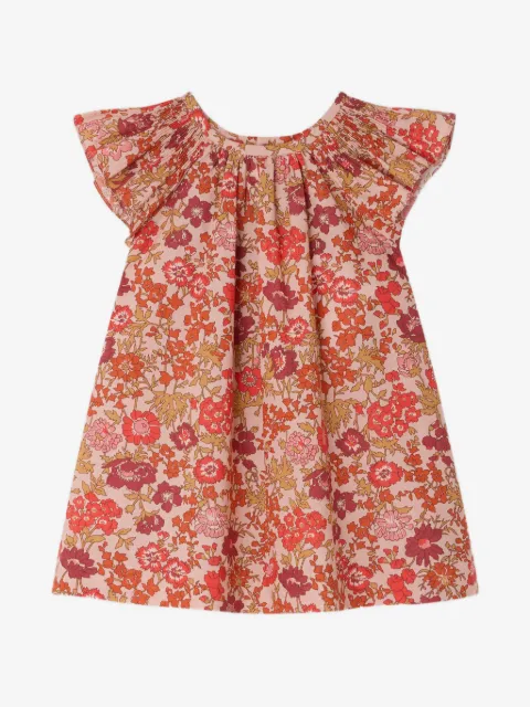 Bonpoint robe froncée à fleurs