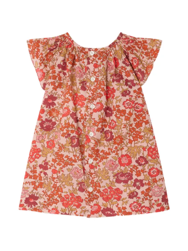bonpoint pink dress Bonpoint Girl Pink Dress With Black DetailSize 8T
