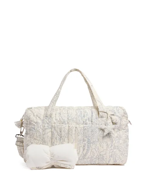Bonpoint printed quilted changing bag