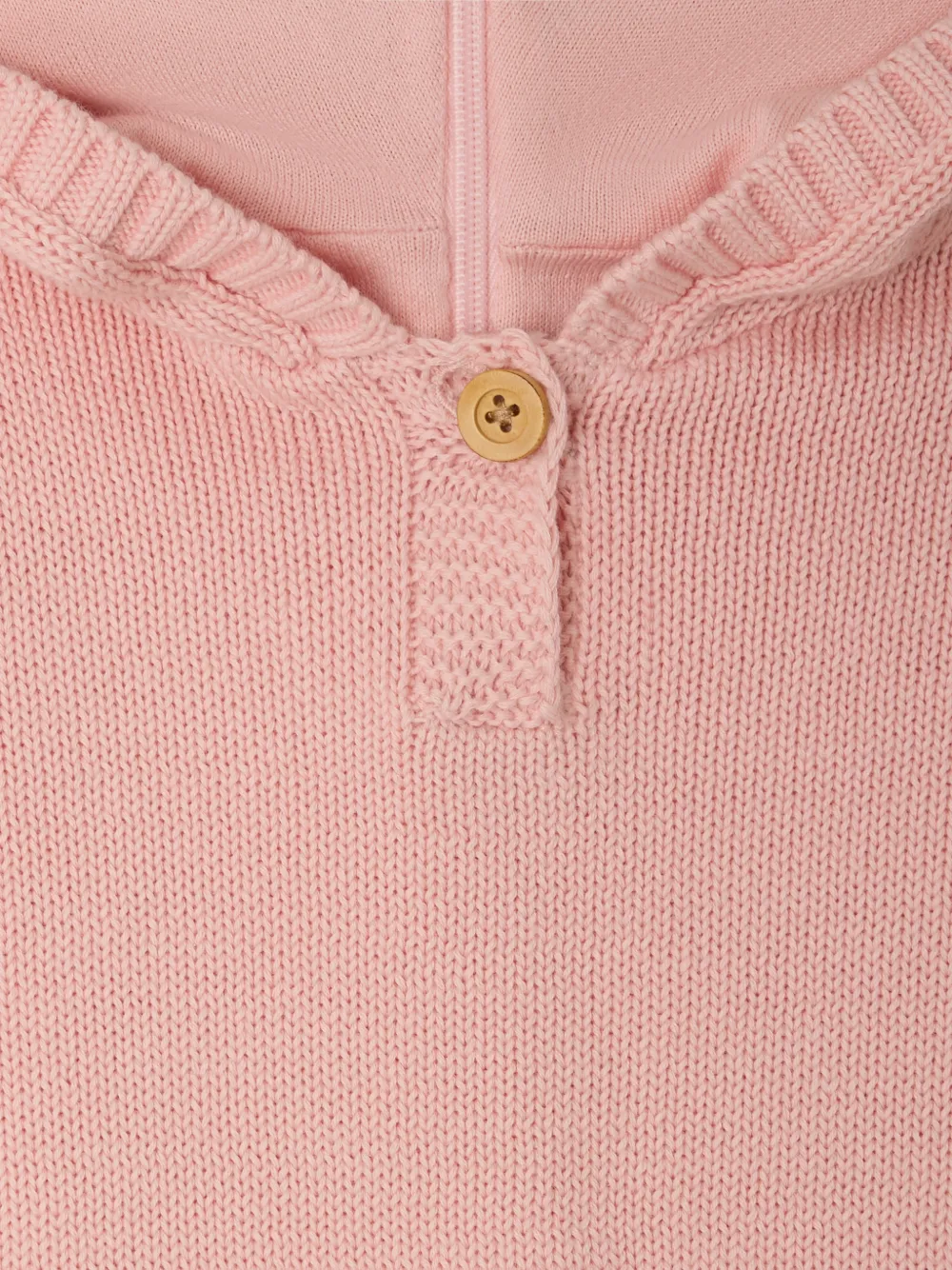  Bonpoint Tainy Hooded Button Hoodie - Pink 
