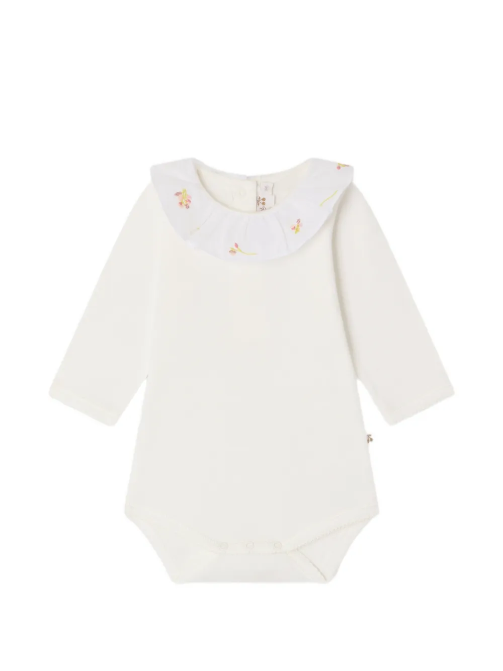 Bonpoint Body Jane con ruches - Bianco