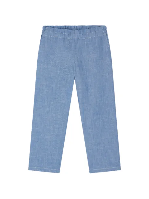 Bonpoint July chambray trousers in organic cotton