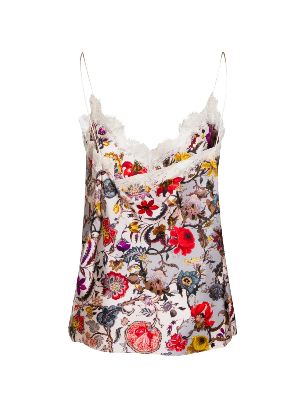  Roberto Cavalli Lace Floral Blouse - Neutrals 