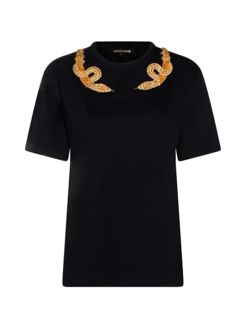 Roberto Cavalli embellished T-shirt