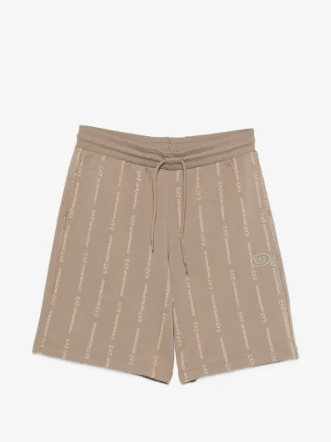 Ea7 Emporio Armani logo-print shorts