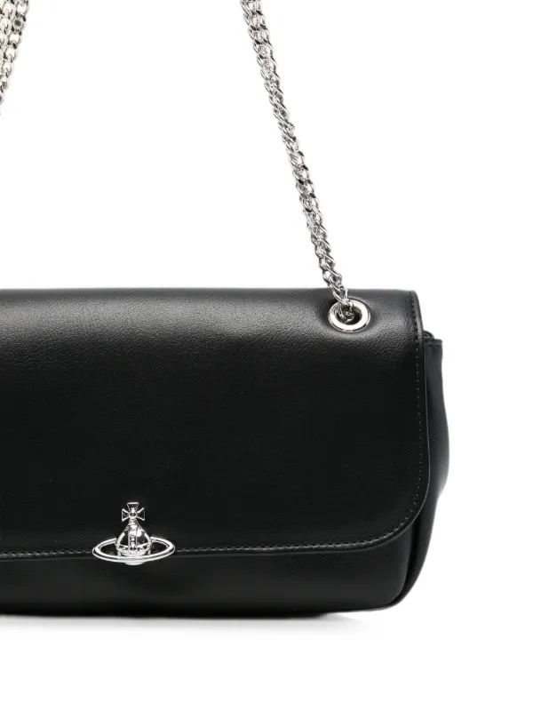 Vivienne Westwood Orb-plaque chain-strap Mini Crossbody Bag