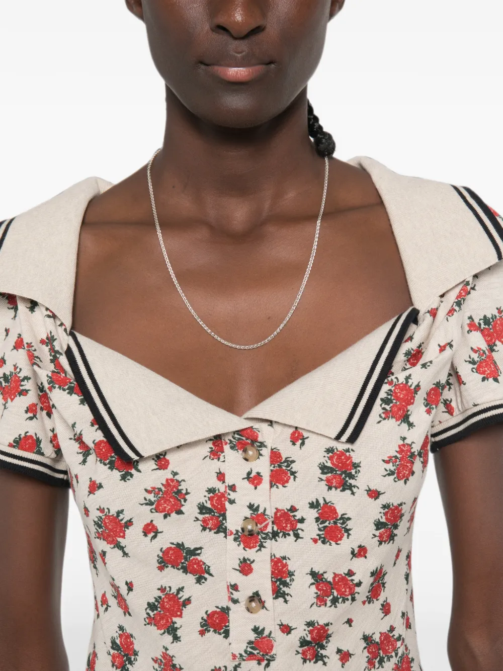 Vivienne Westwood Monday floral-print Top | Neutrals | FARFETCH