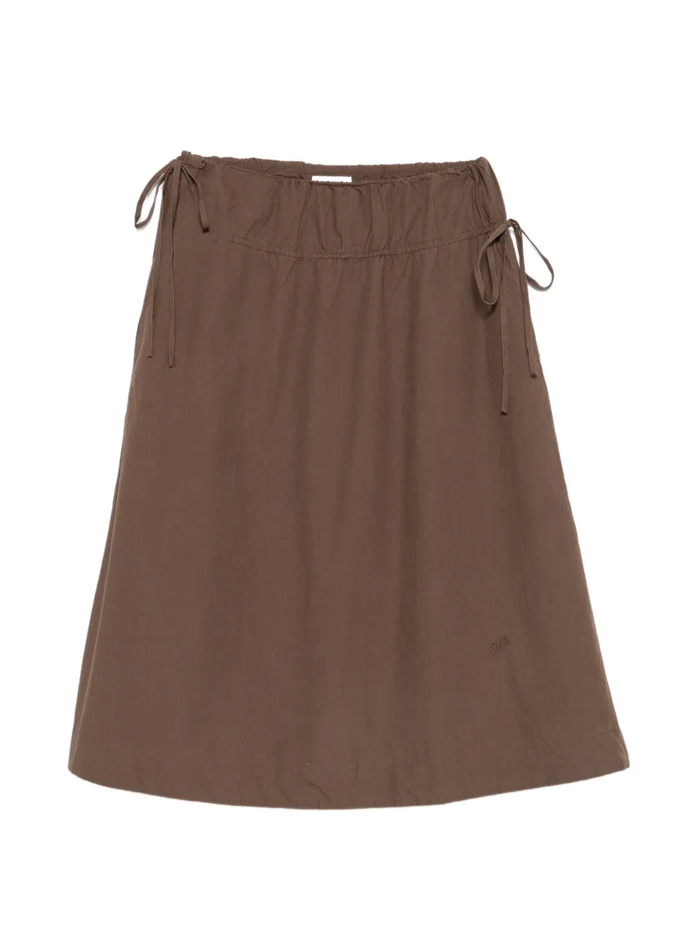 DAMSON MADDER Caspia drawstring midi skirt - Braun