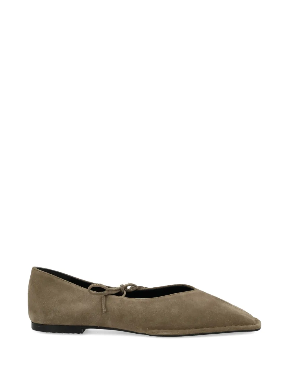 ALOHAS Sway tie-detail ballet flats - Toni neutri
