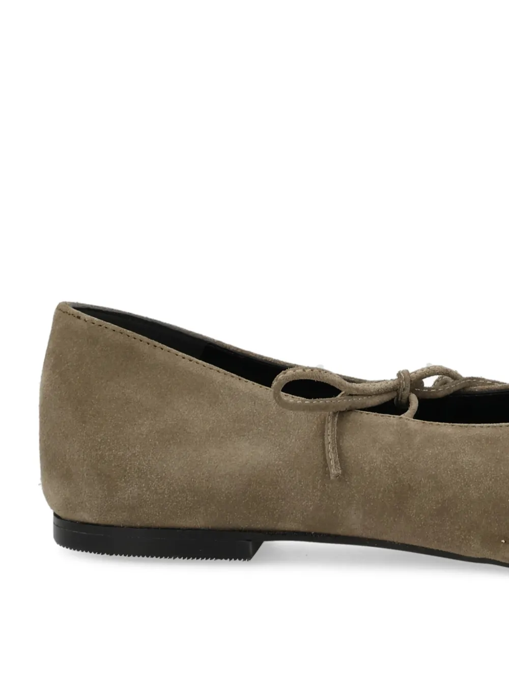 ALOHAS Sway tie-detail ballet flats Beige