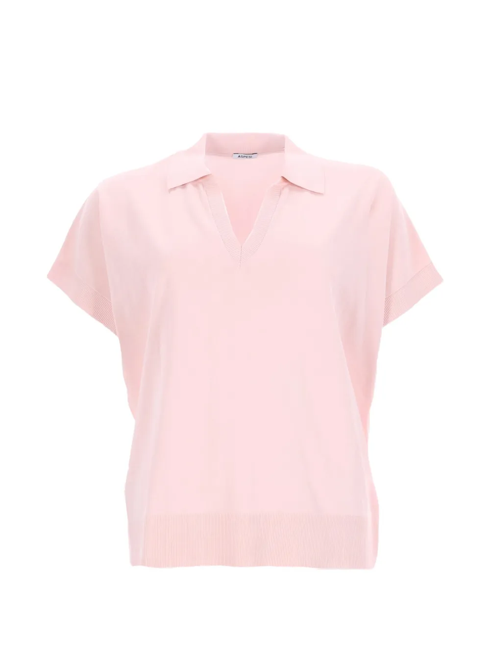 ASPESI wingtip-collar T-shirt - Rosa