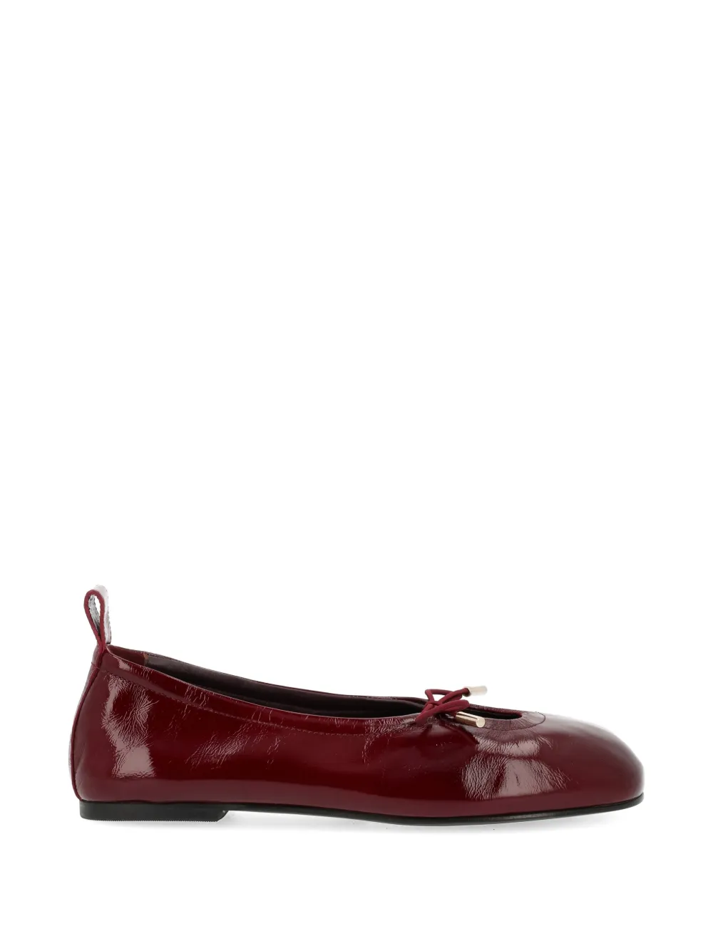 ALOHAS Rosalind bow-detail ballet flats - Rosso