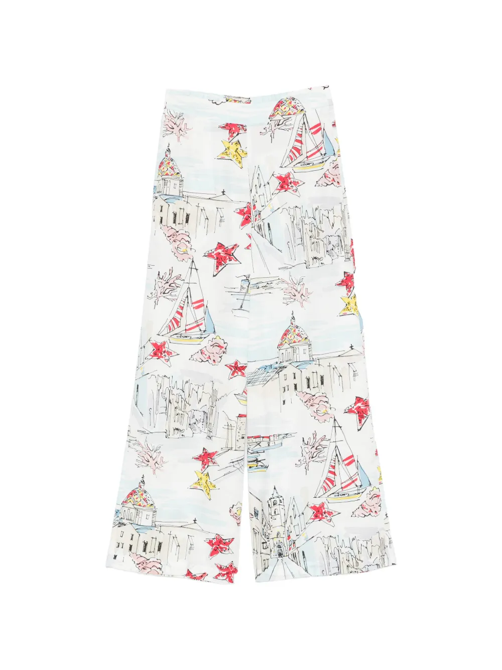 Antonio Marras patterned trousers - Bianco