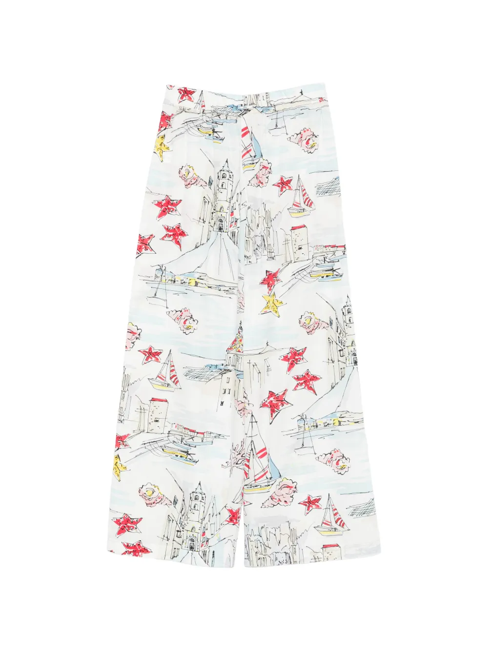  Antonio Marras Patterned Trousers - White 