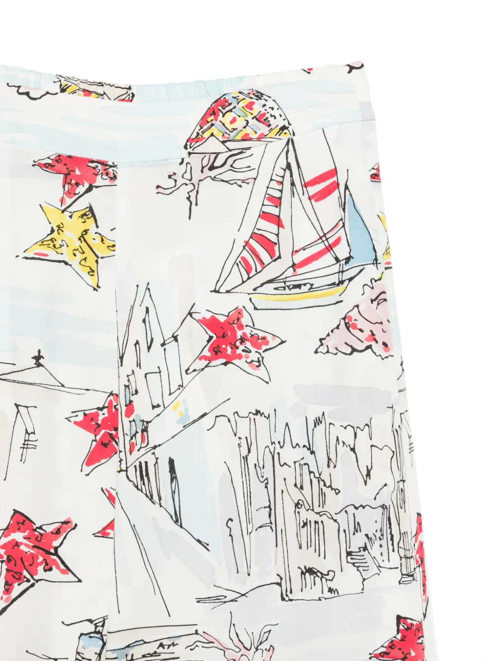  Antonio Marras Patterned Trousers - White 