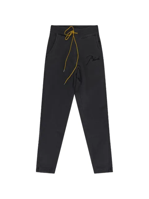 RHUDE script logo relaxed track pants