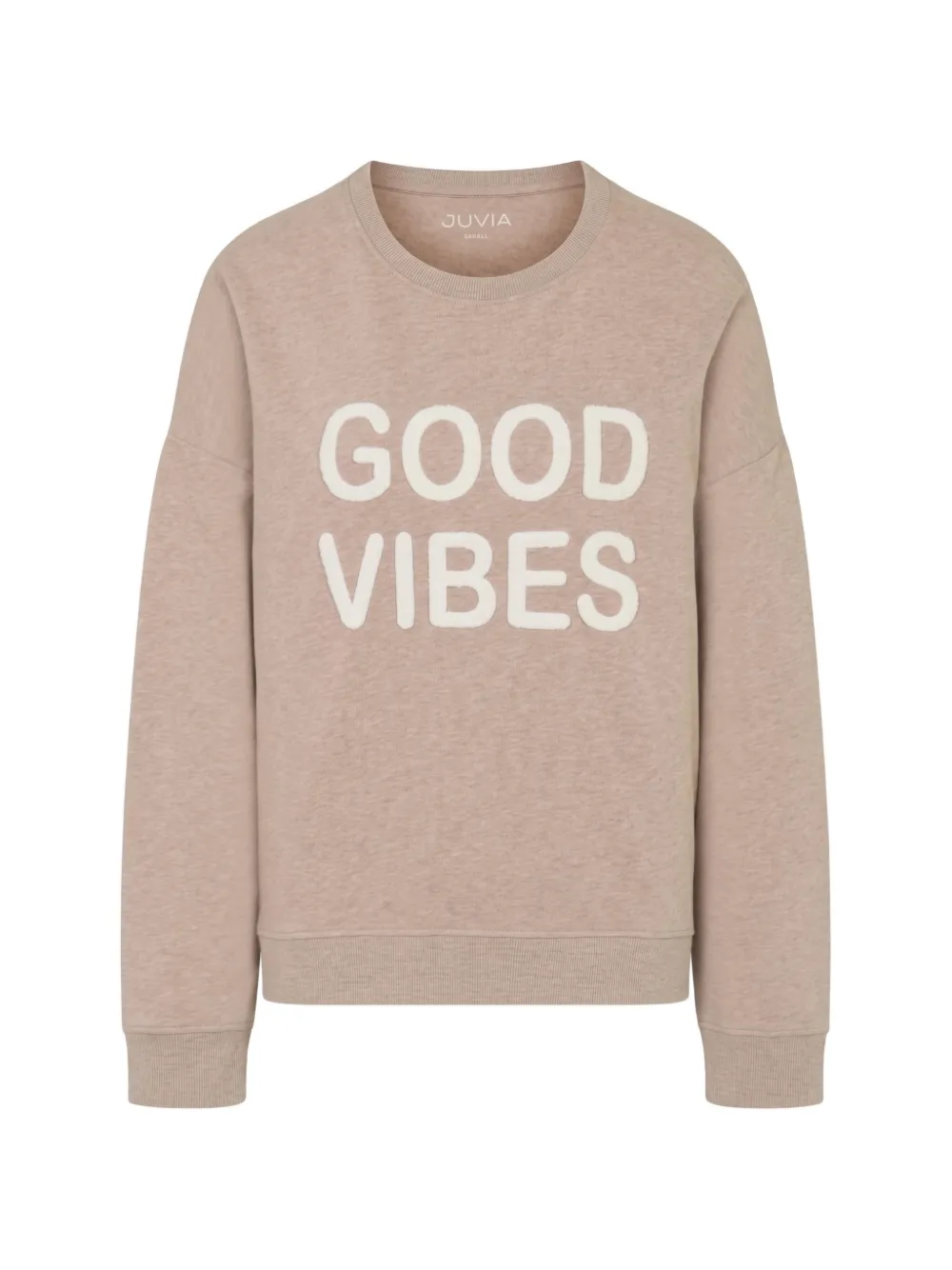 Juvia Good Vibes fleece sweatshirt - Toni neutri