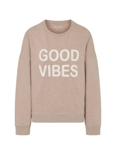 Juvia Good Vibes fleece sweatshirt