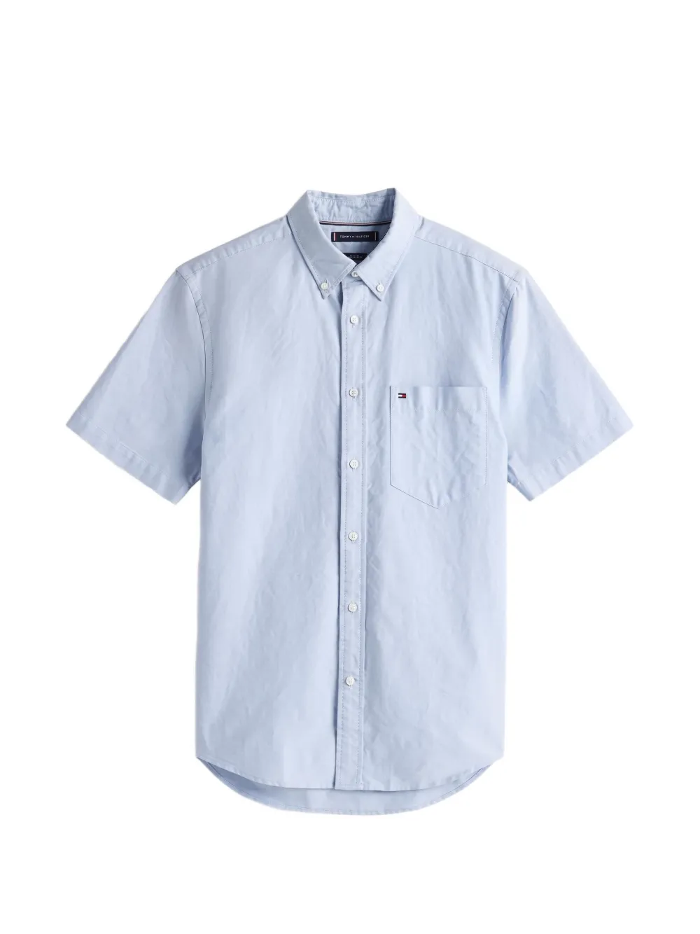 Tommy Hilfiger Heritage Oxford short-sleeve shirt - Blau