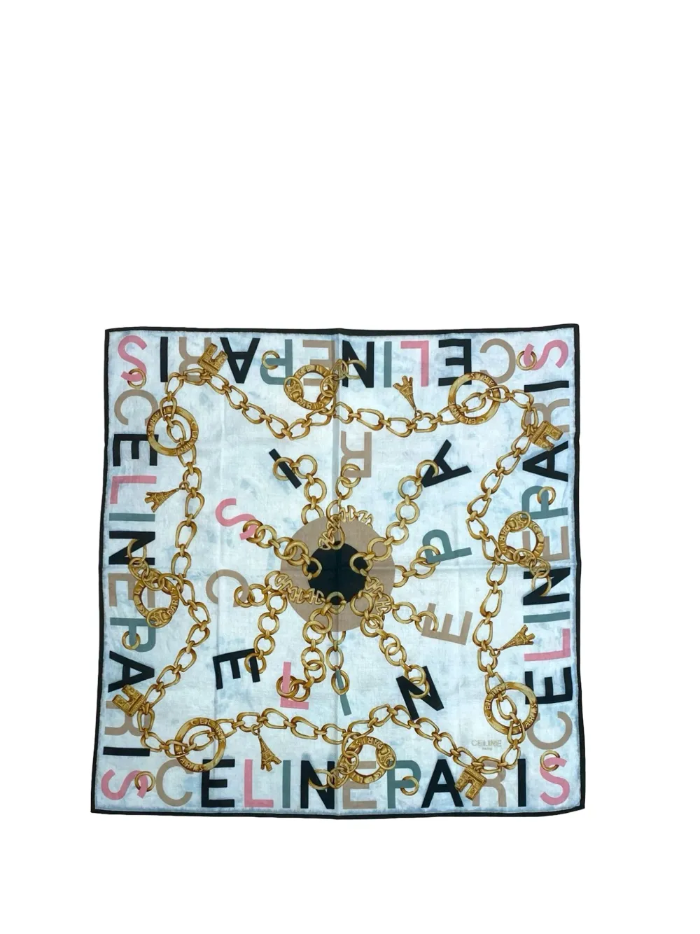 Celine Pre-Owned 2000-2025 Printed Cotton Scarf scarves - Multicolore