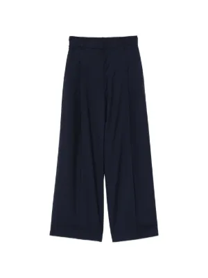 Prada Washed Silk Trousers | Blue | FARFETCH ZA