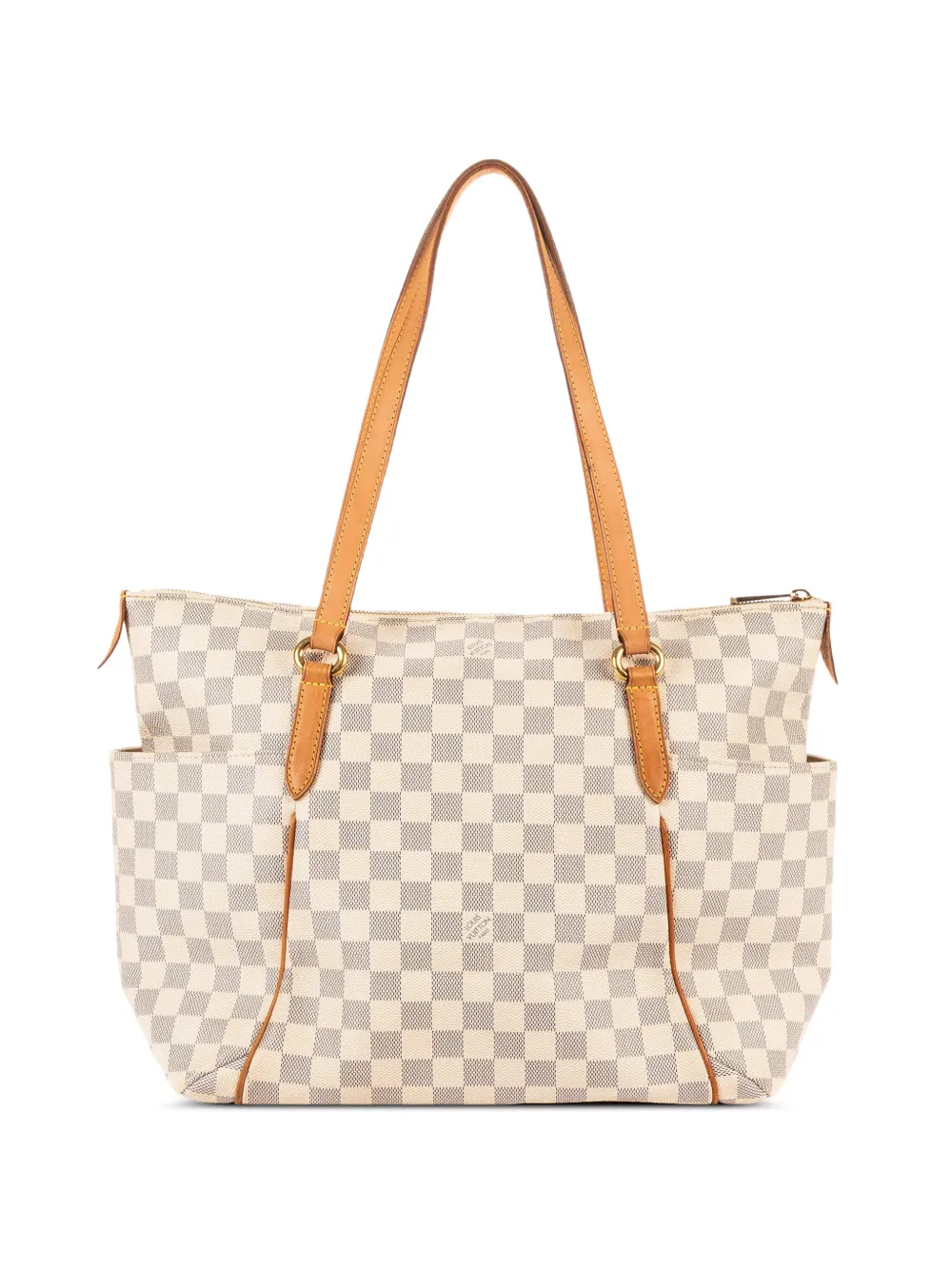 Louis Vuitton Pre-Owned MM Totally chequered shoulder bag - Toni neutri
