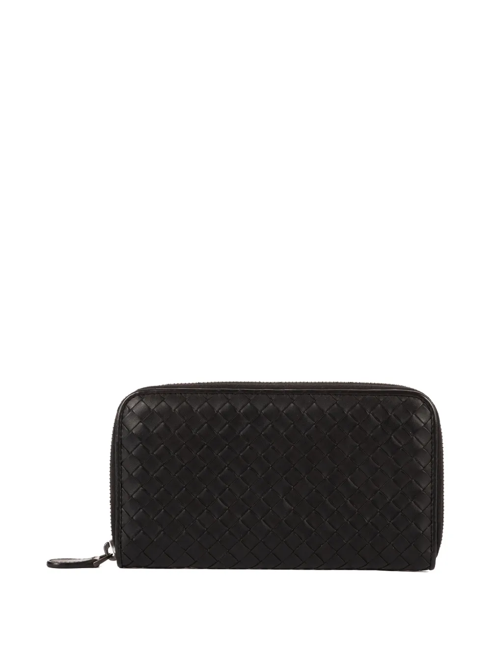 Bottega Veneta Pre-Owned zip-up wallet - Nero